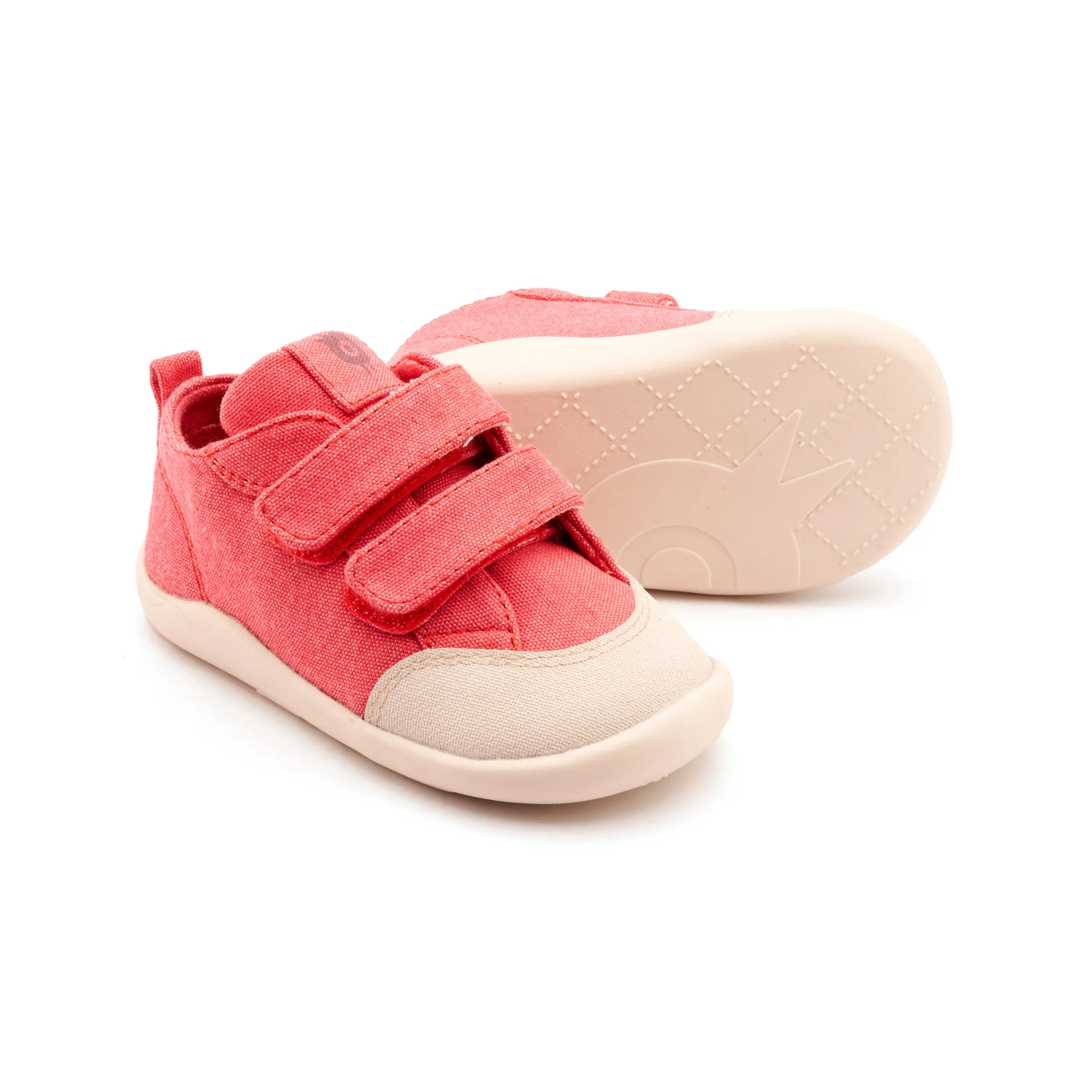 Old Soles Girl's Salty Ground Casual Shoes - Watermelon Canvas relax edge