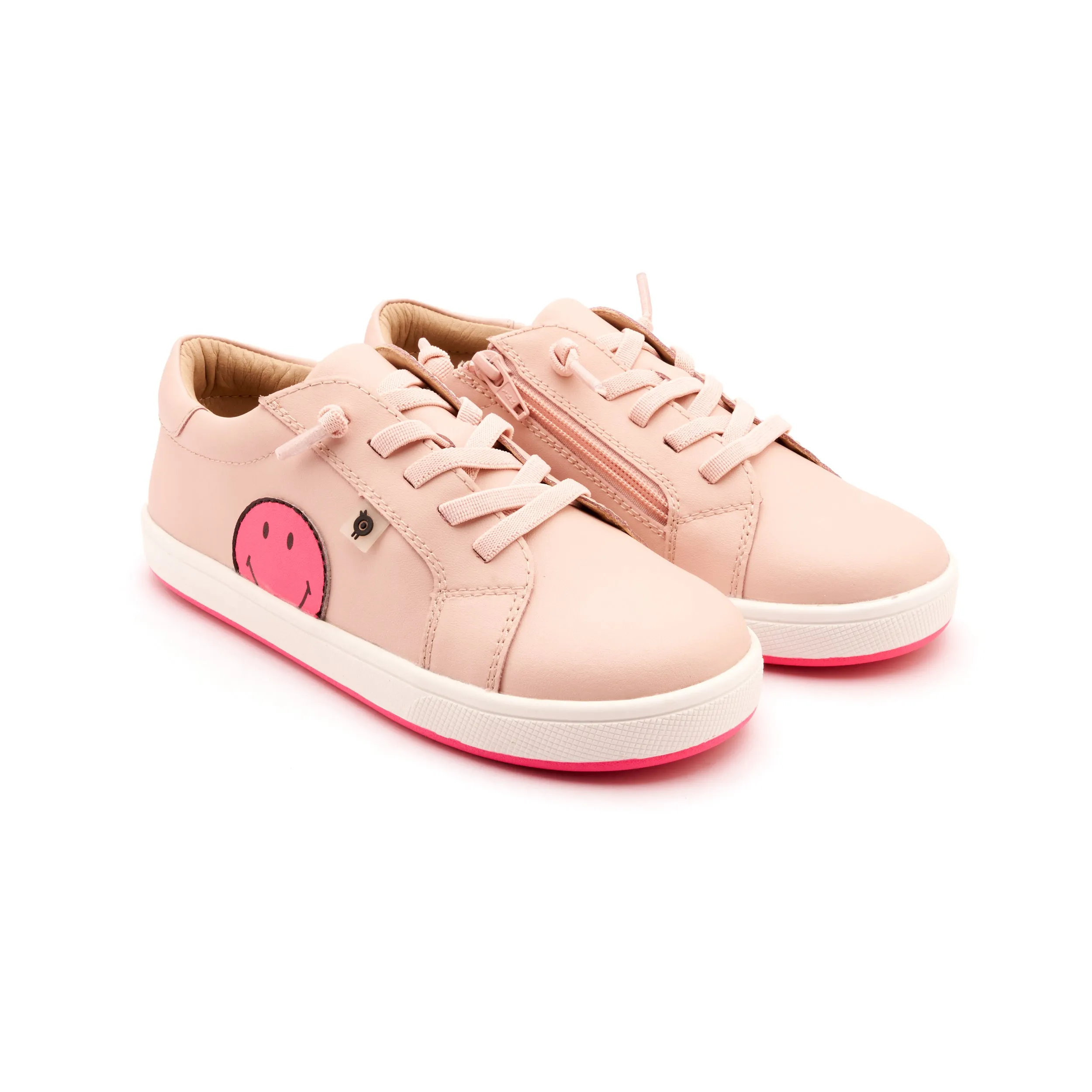 Old Soles Girl's Smiley Jumpa Casual Shoes - Nacardo Dalia / Fluro Pink pure pace