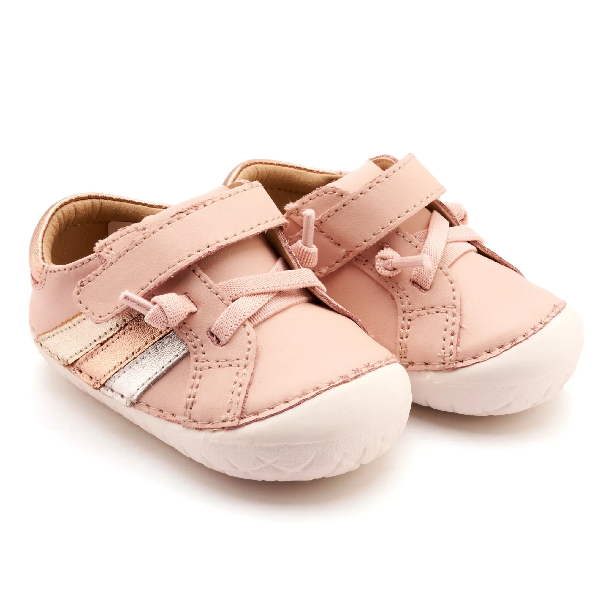 Old Soles Girl's Sun Ray Pave Casual Shoes - Powder Pink social mode