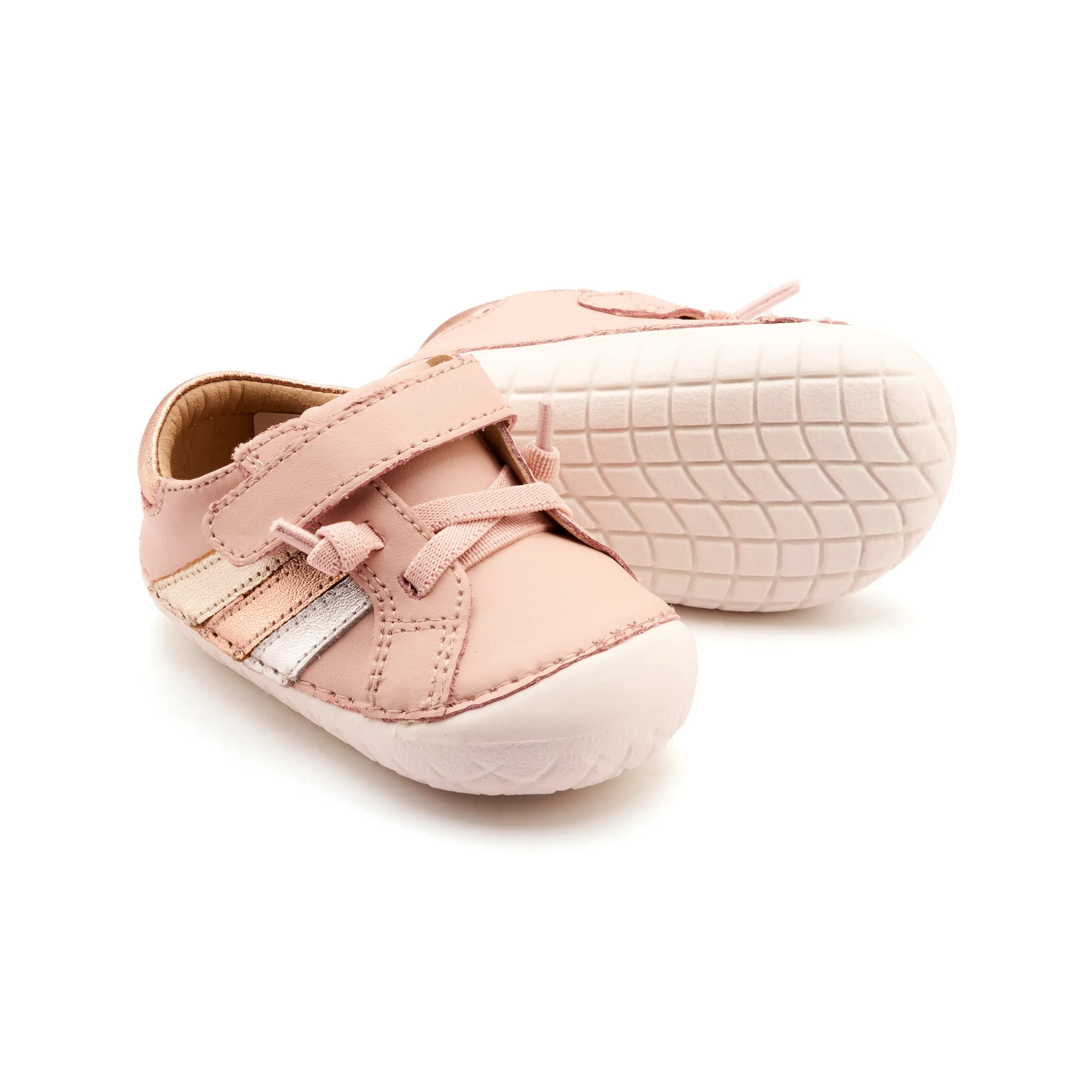 Old Soles Girl's Sun Ray Pave Casual Shoes - Powder Pink clear mind