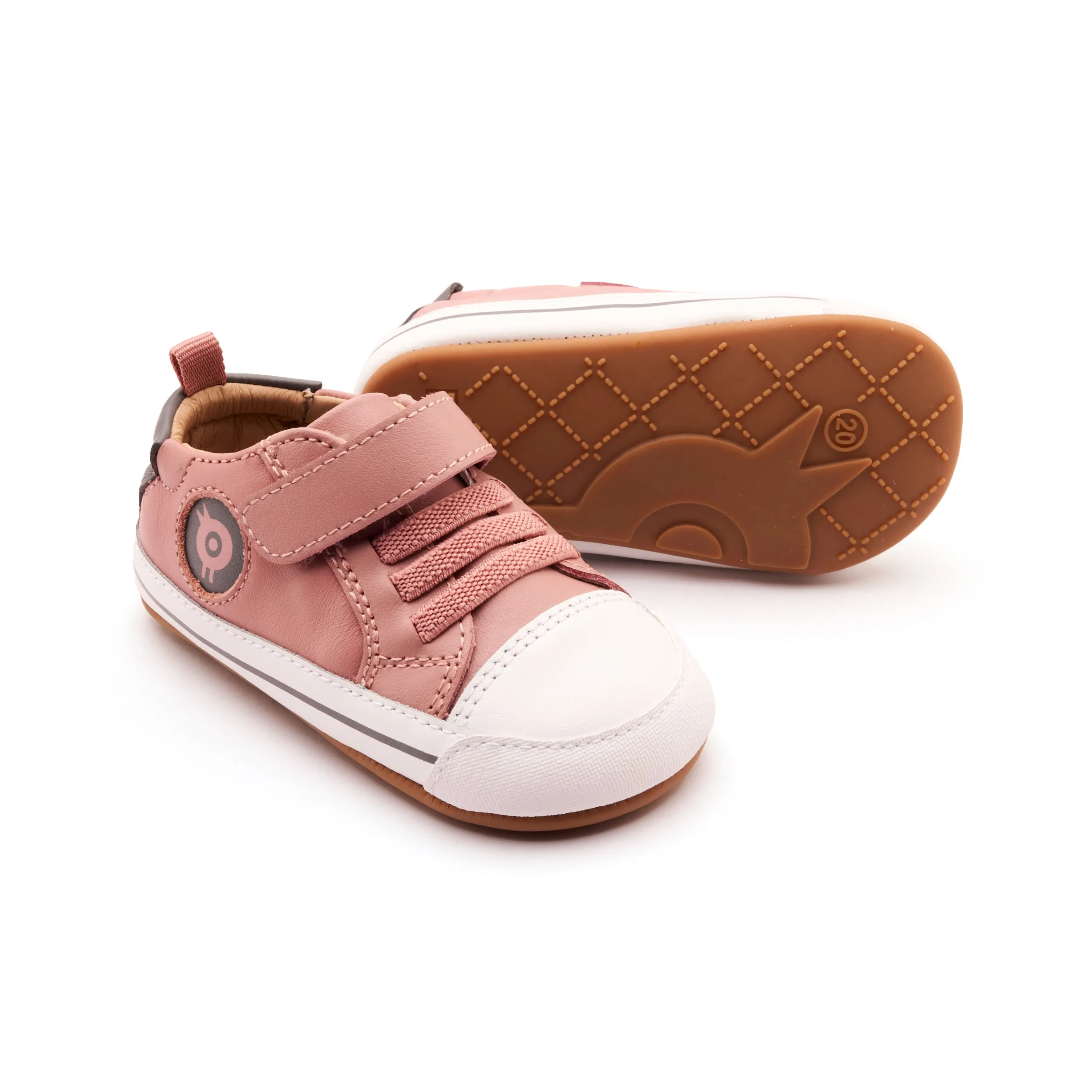 Old Soles Girl's Team Bub Casual Shoes - Kiss / Shadow comfy tech