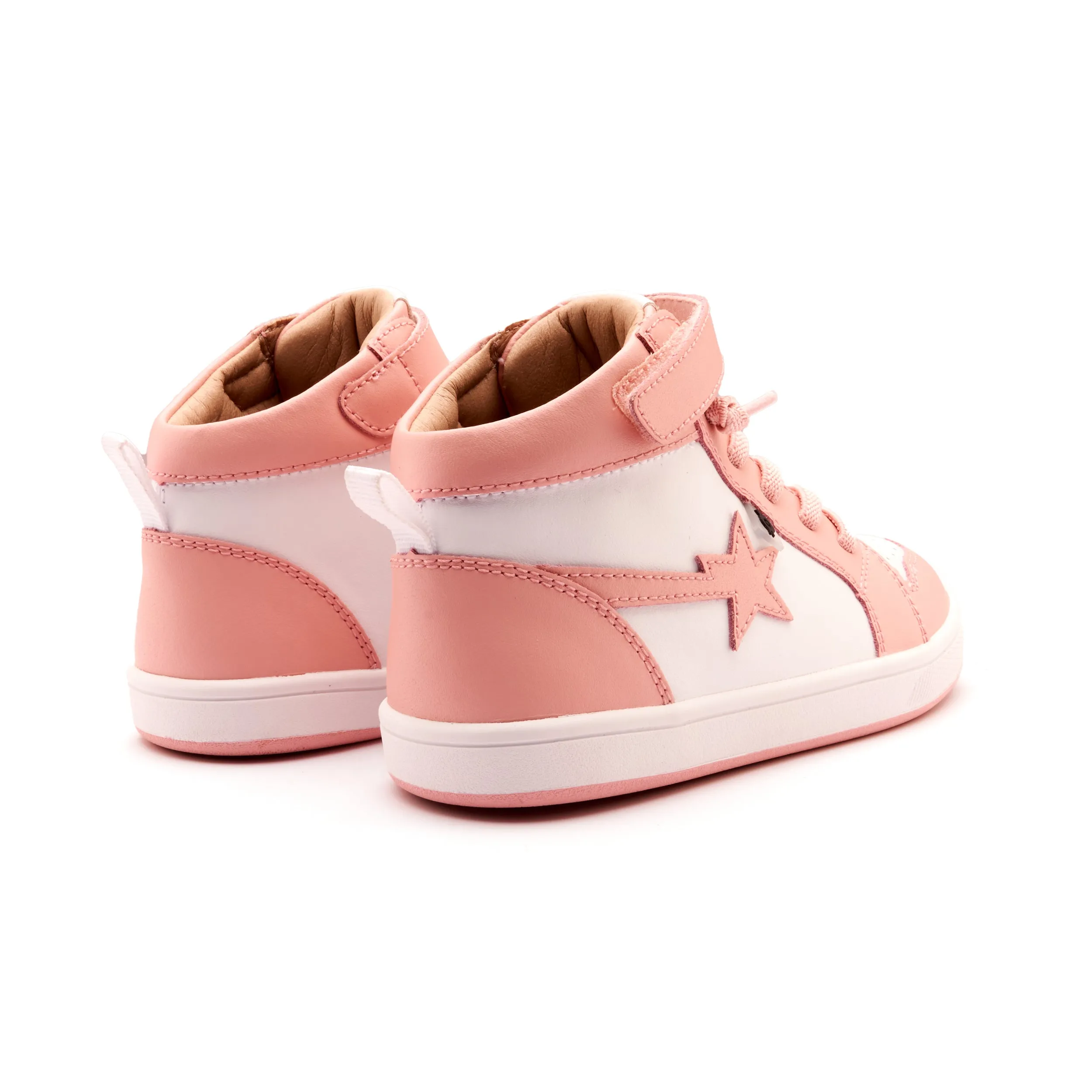 Old Soles Girl's Team Star Casual Shoes - Snow / Cipria / White Cipria fit busy