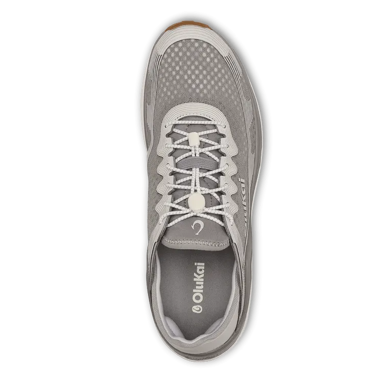 Olukai Men's 'Ahi Ash/Sterling Steady Grip