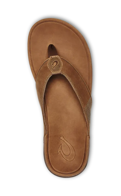 Olukai Men's Tuahine Toffee sunny touch