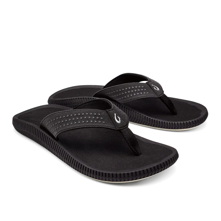 Olukai Men's Ulele Black casual freedom