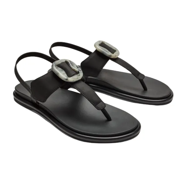Olukai Women's Lai TBar Lava Rock clean step