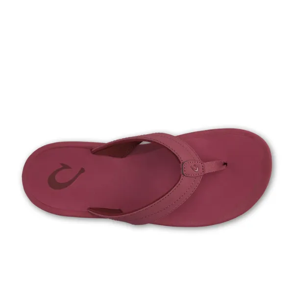 Olukai Women's Ohana Red Earth/Bordeaux smart feel