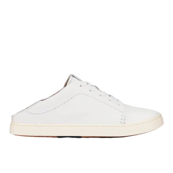 Olukai Women's Pehuea L Ili Leather White light wear