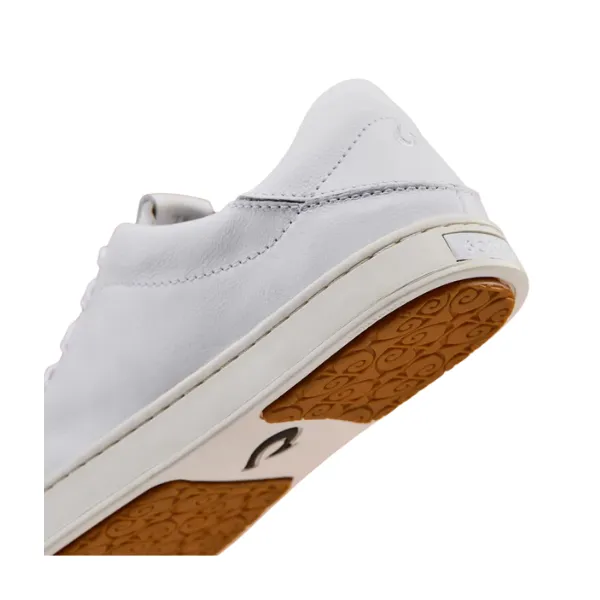 Olukai Women's Pehuea L Ili Leather White slow pace