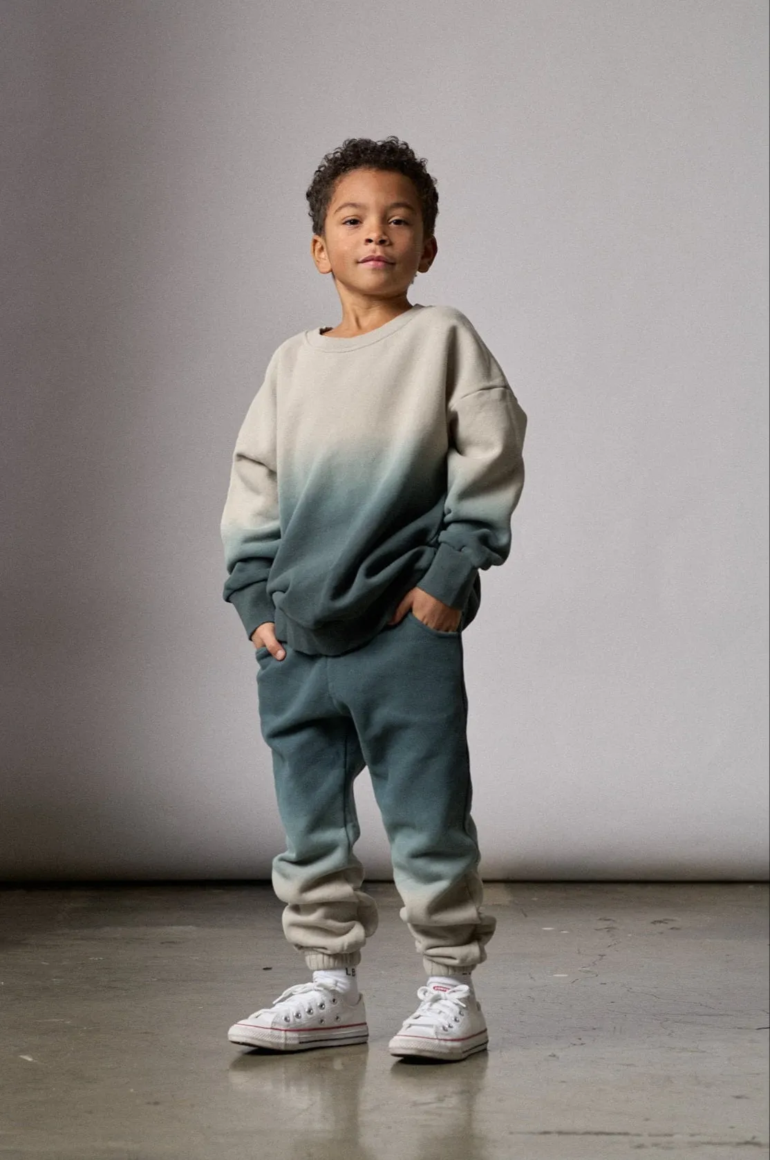 Ombre Elevated Sweatpant - Night Fall Good Elasticity