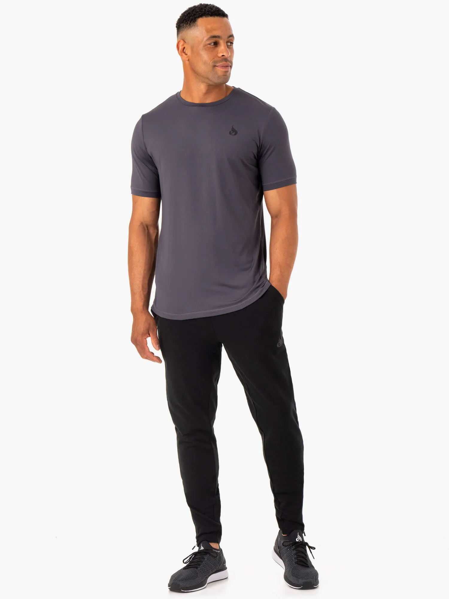 Optimal Gym Track Pant - Black Sport Ventilation