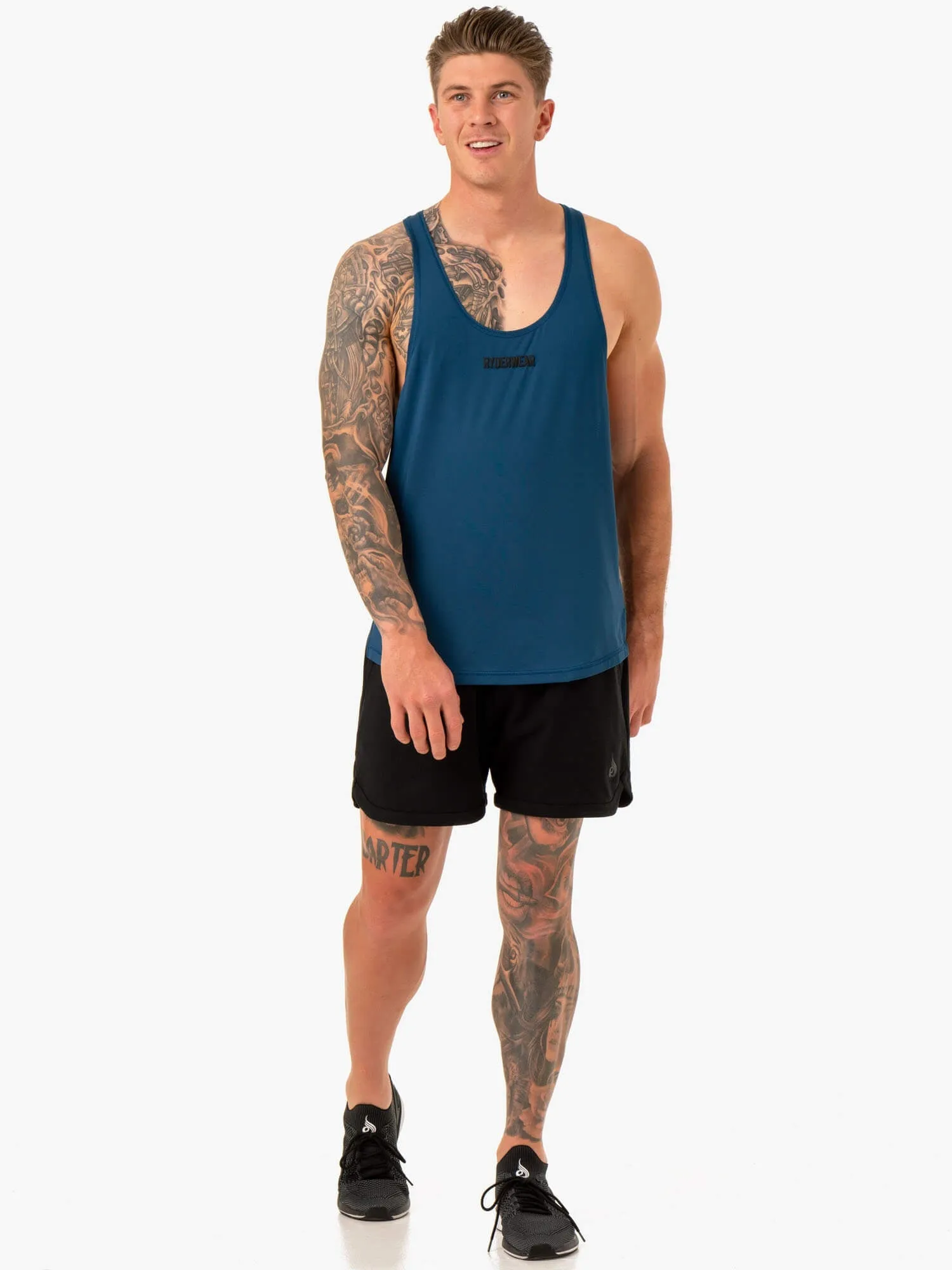 Optimal Mesh T-Back - Blue outdoor leisure
