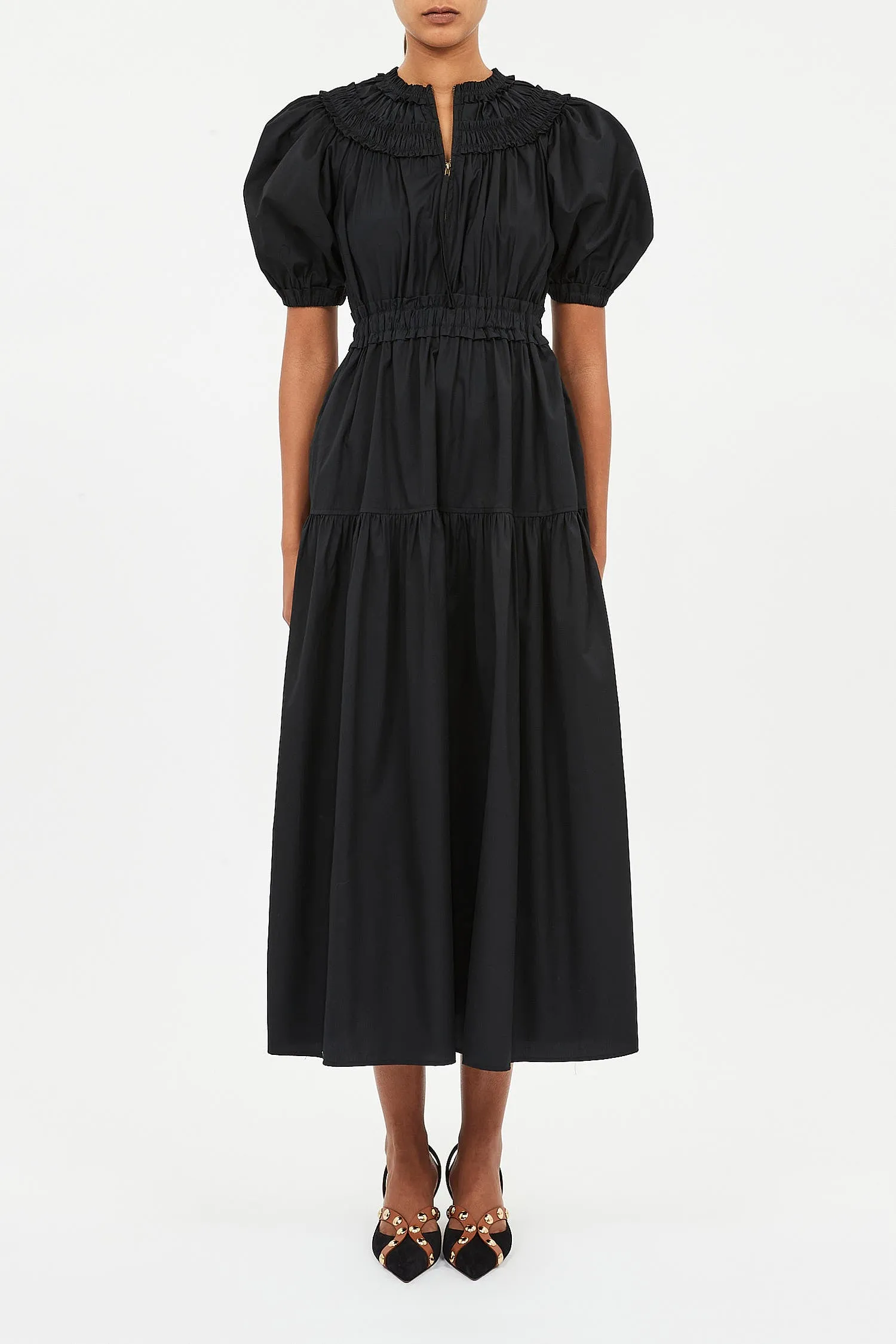 Othella Short Sleeve Midi Dress Warm feeling
