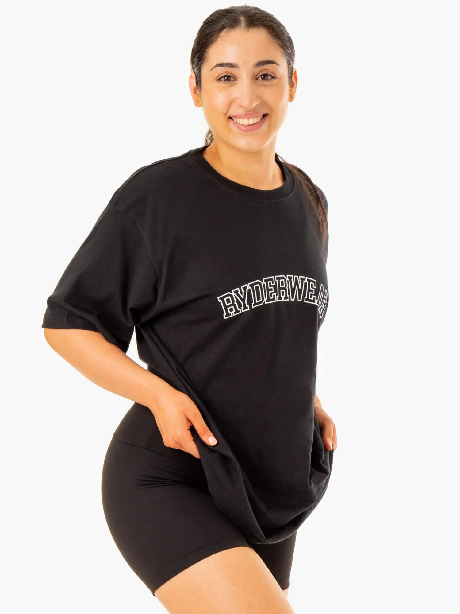 Oversized T-Shirt - Black couple outfit