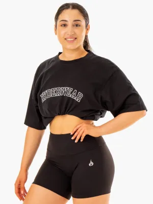 Oversized T-Shirt - Black affordable price