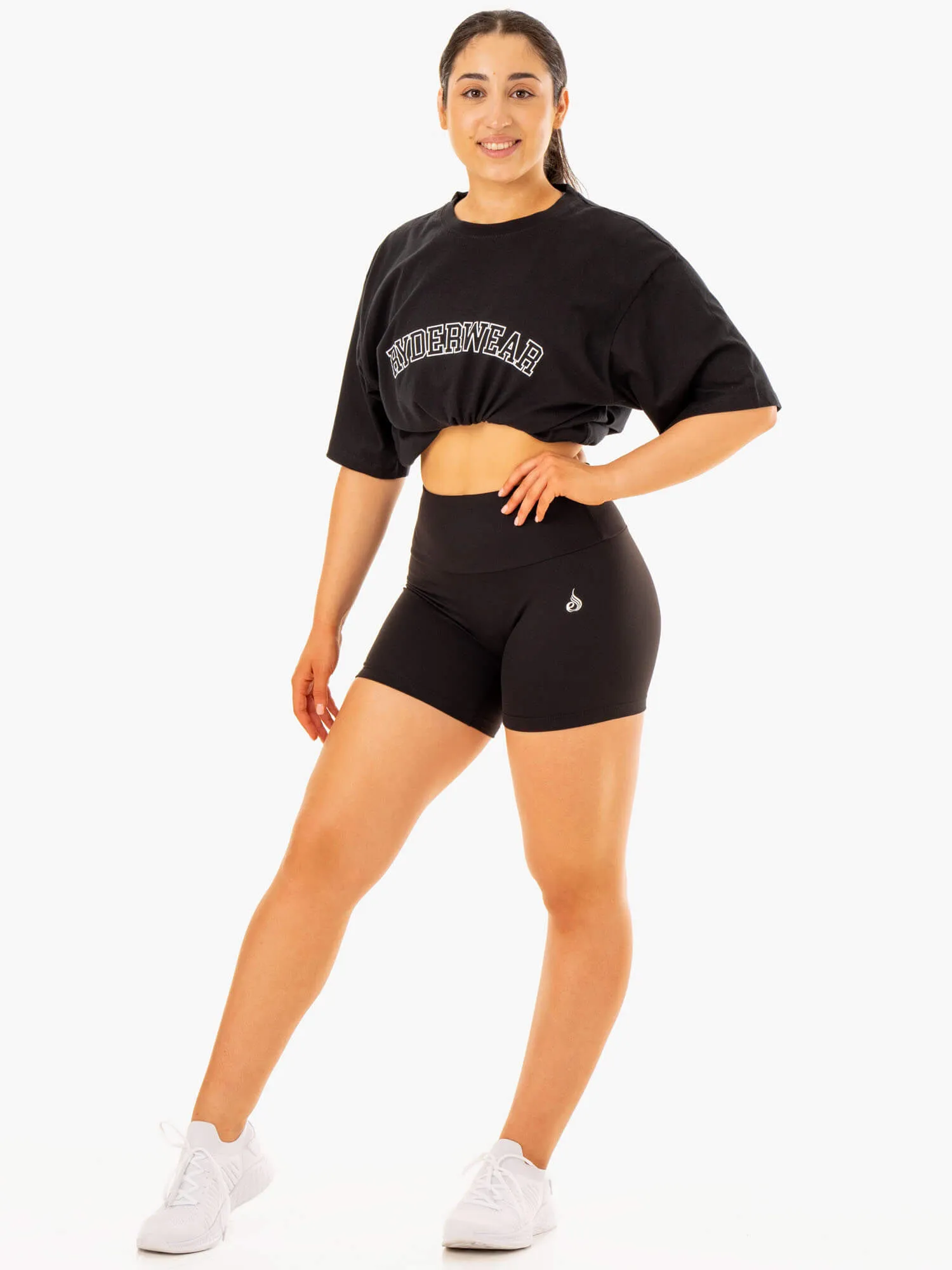 Oversized T-Shirt - Black summer casual