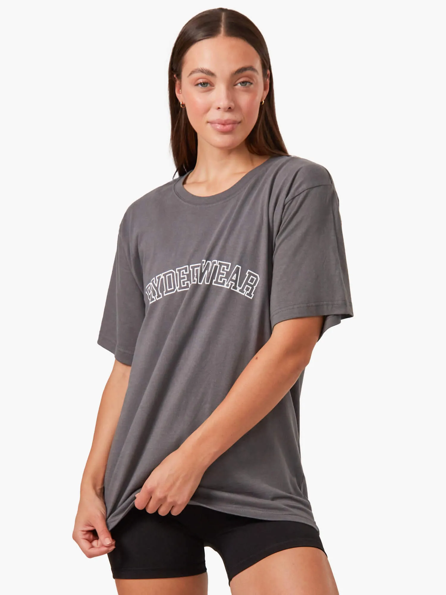 Oversized T-Shirt - Charcoal casual cool