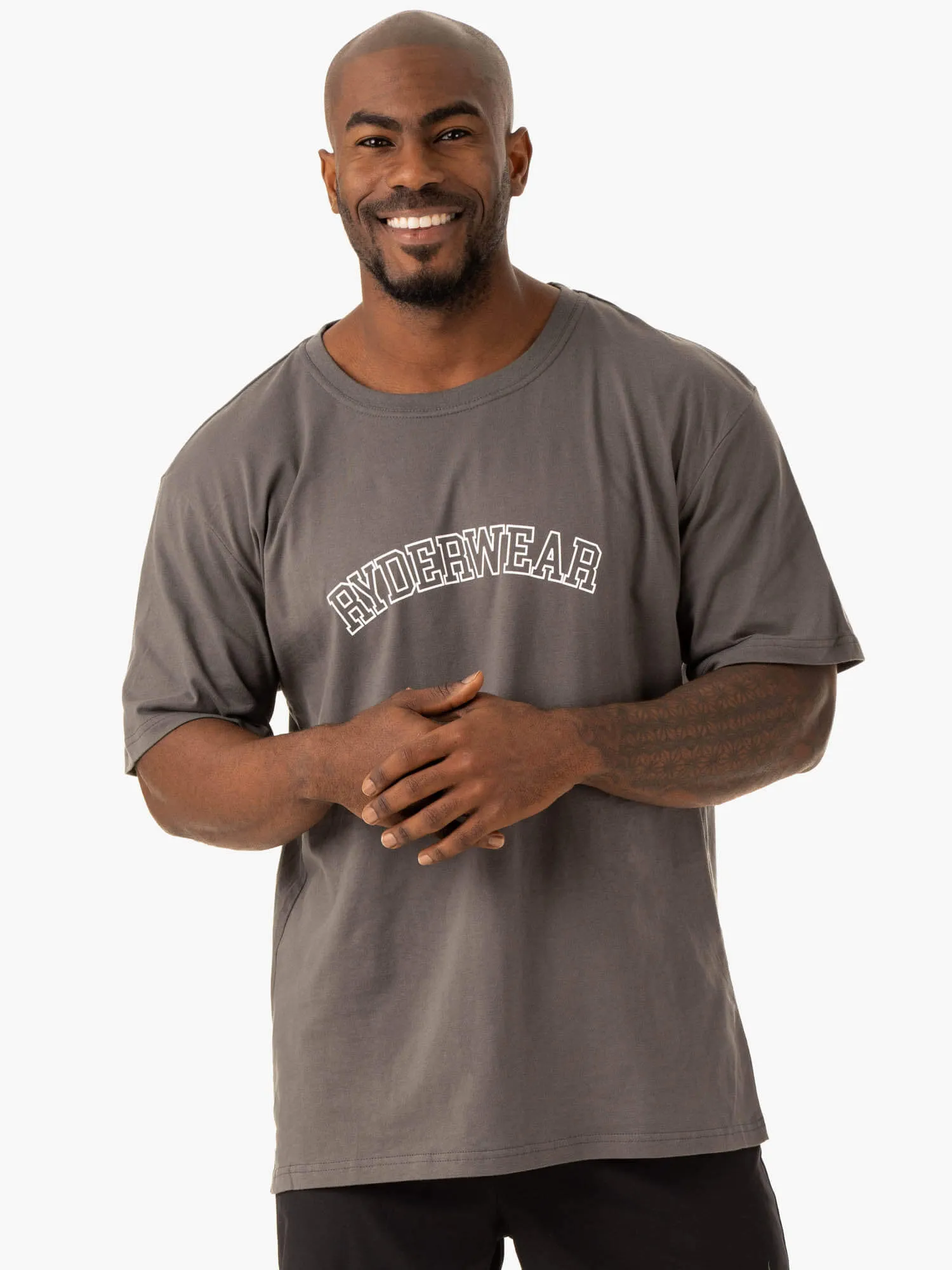 Oversized T-Shirt - Charcoal casual cool