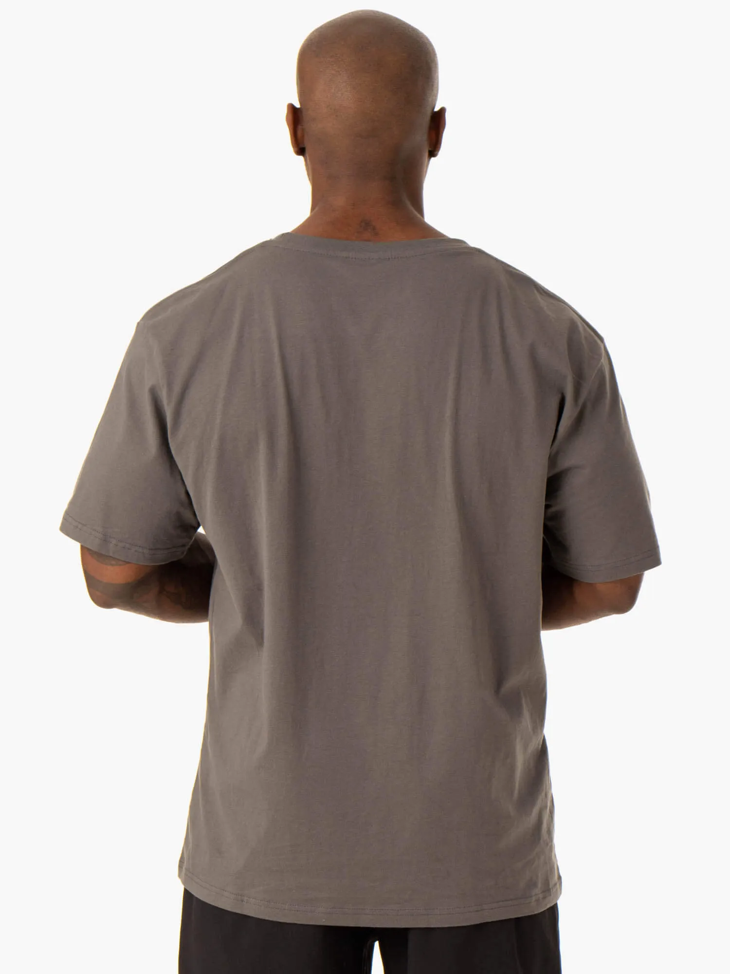 Oversized T-Shirt - Charcoal casual mood