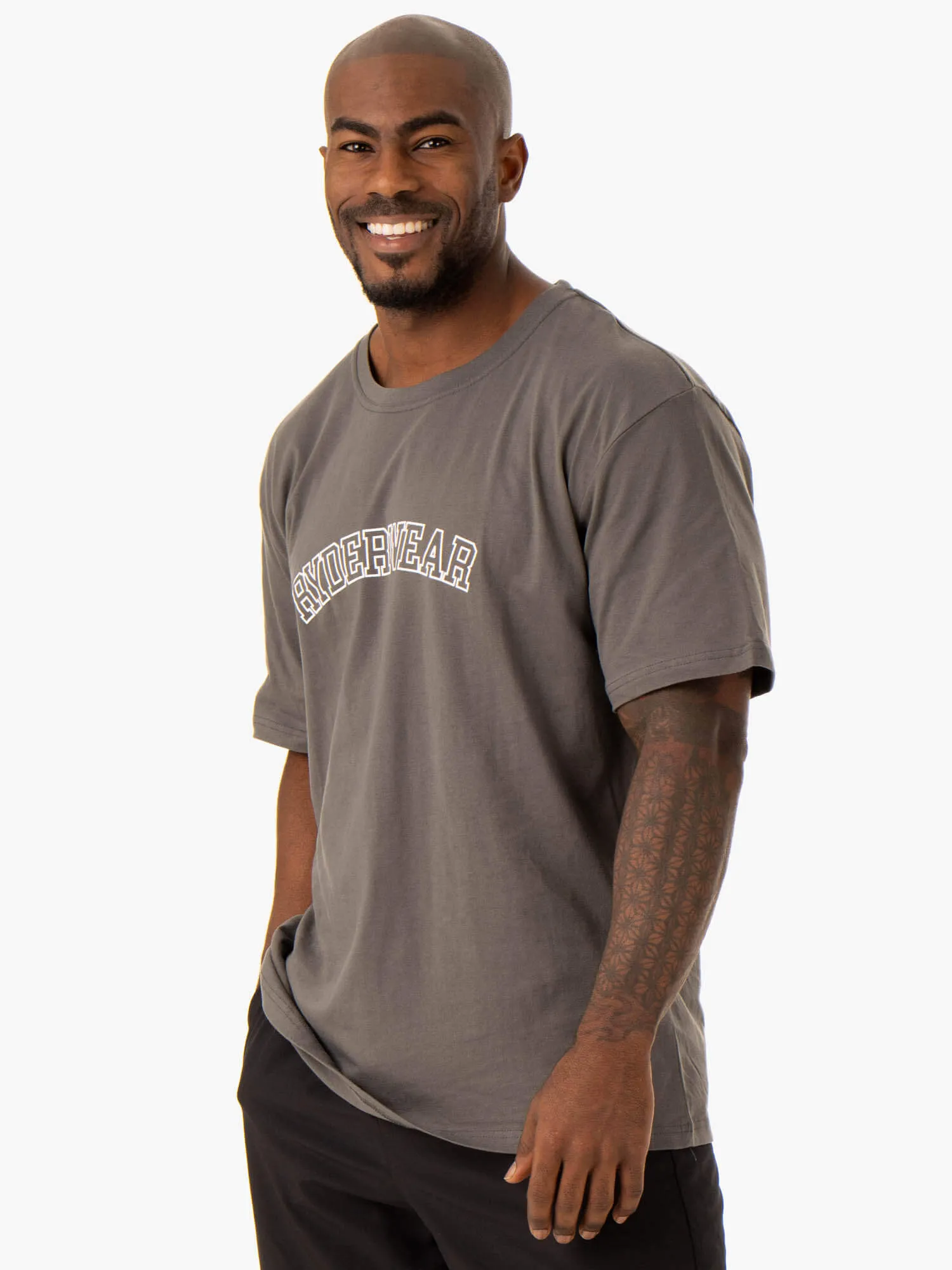 Oversized T-Shirt - Charcoal casual comfort