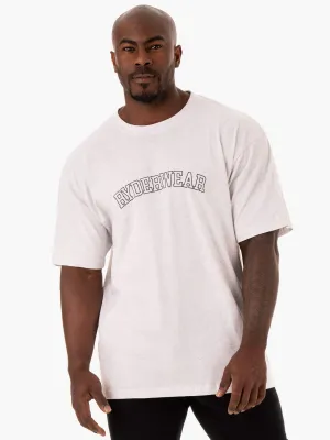 Oversized T-Shirt - Snow Marl limited run