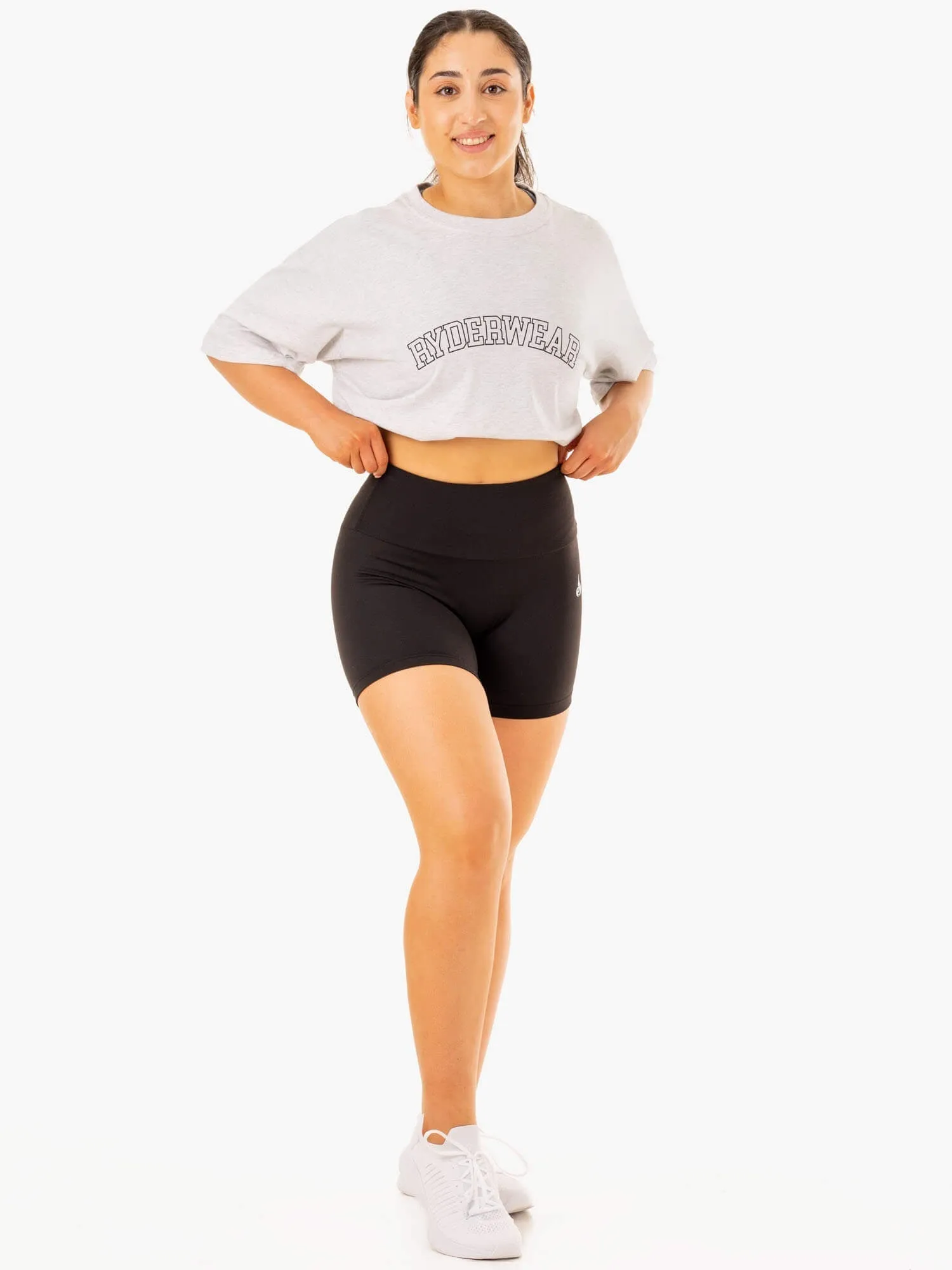 Oversized T-Shirt - Snow Marl adventure wear