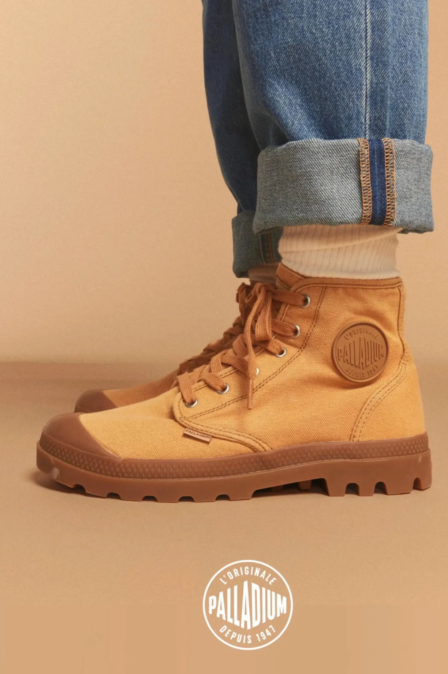 Pampa Hi Boot in Woodlin from Palladium heritage look
