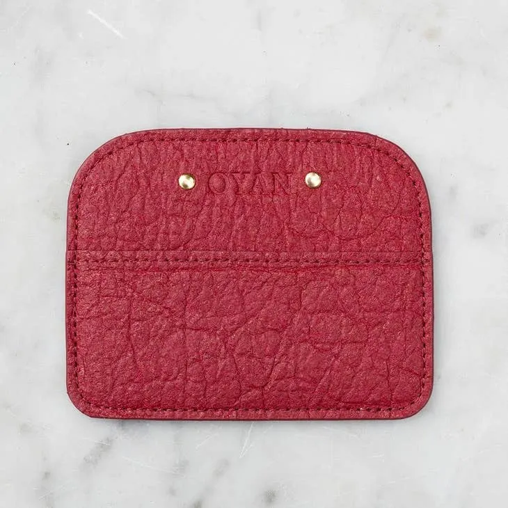 Piatex Cardholder in Mulberry from OYAN elegant style