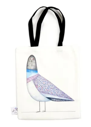 Pigeon Bird Bird Tote Bag from natchie easy storage