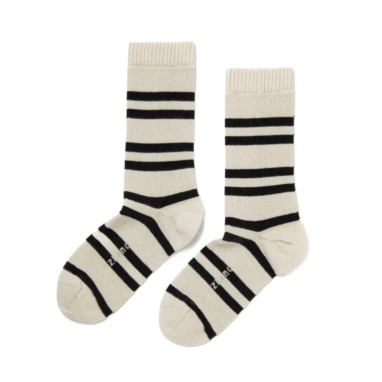 Polo Stripe Socks in Black from Zkano Daily Comfort
