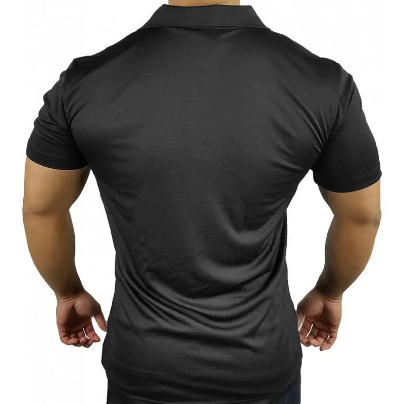 Polo Tee - Black casual fashion