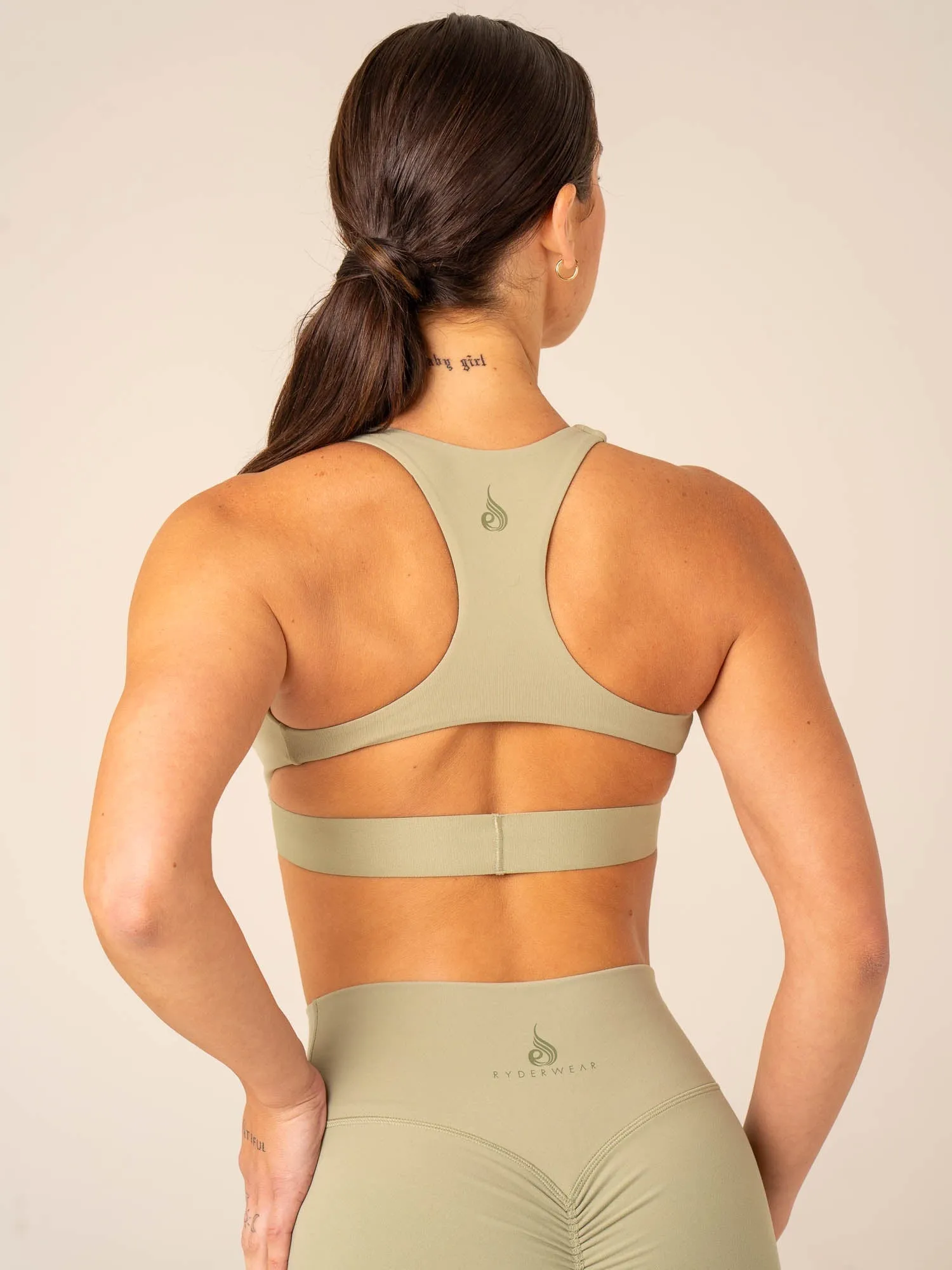 Prime Sports Bra - Olive Wear Resist