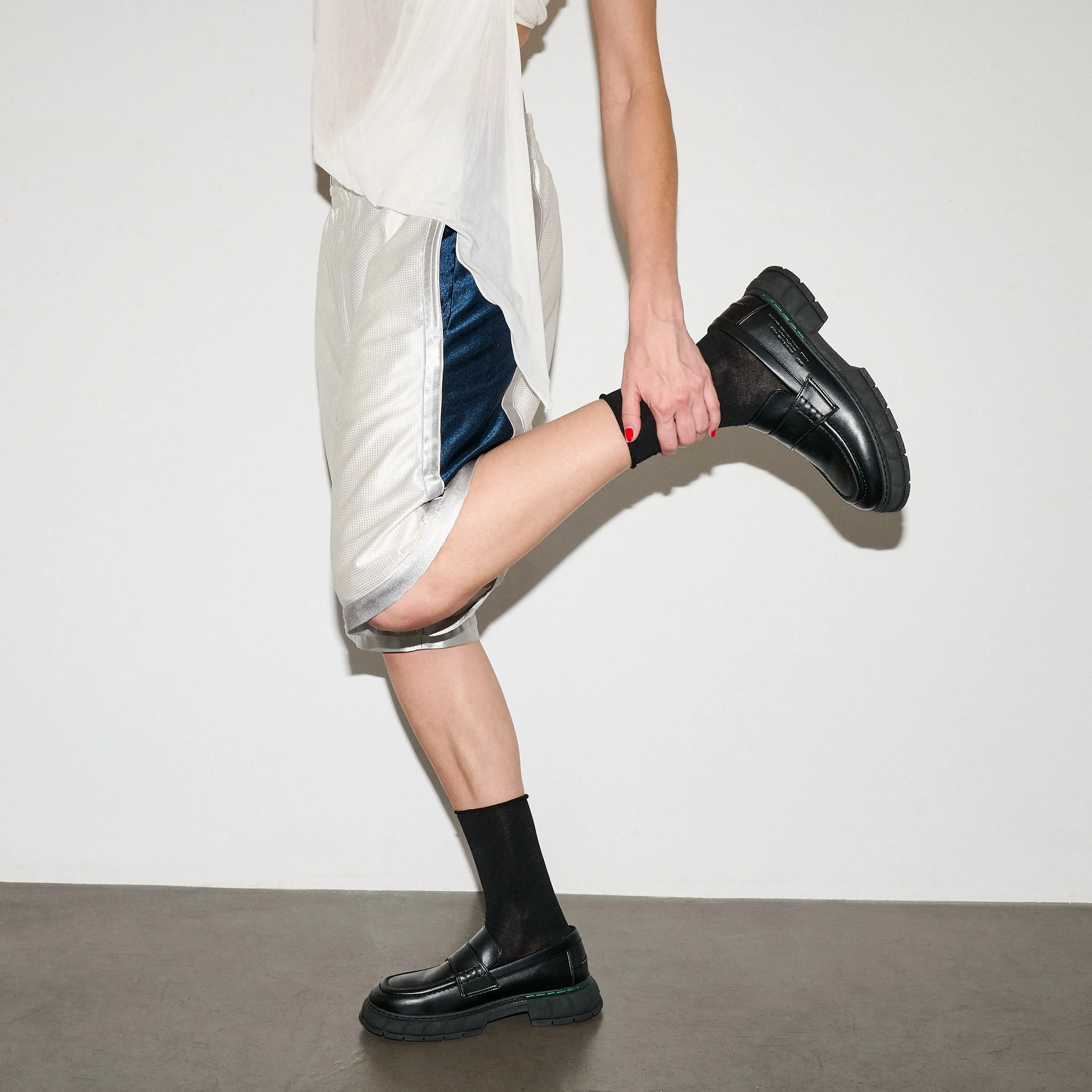 Progress Loafer in Black Apple Leather from Virn Style Upgrade