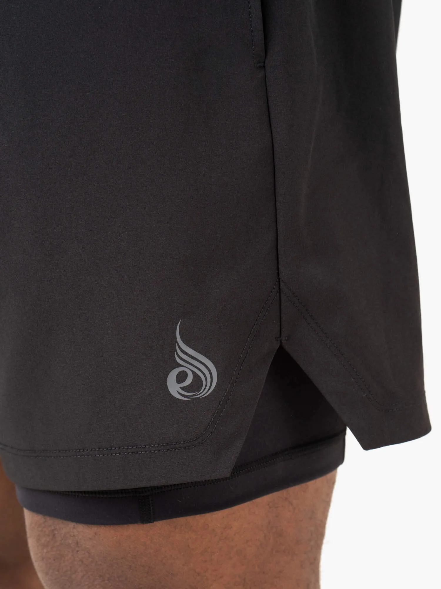 Pursuit 2 In 1 Training Shorts - Black performance wear