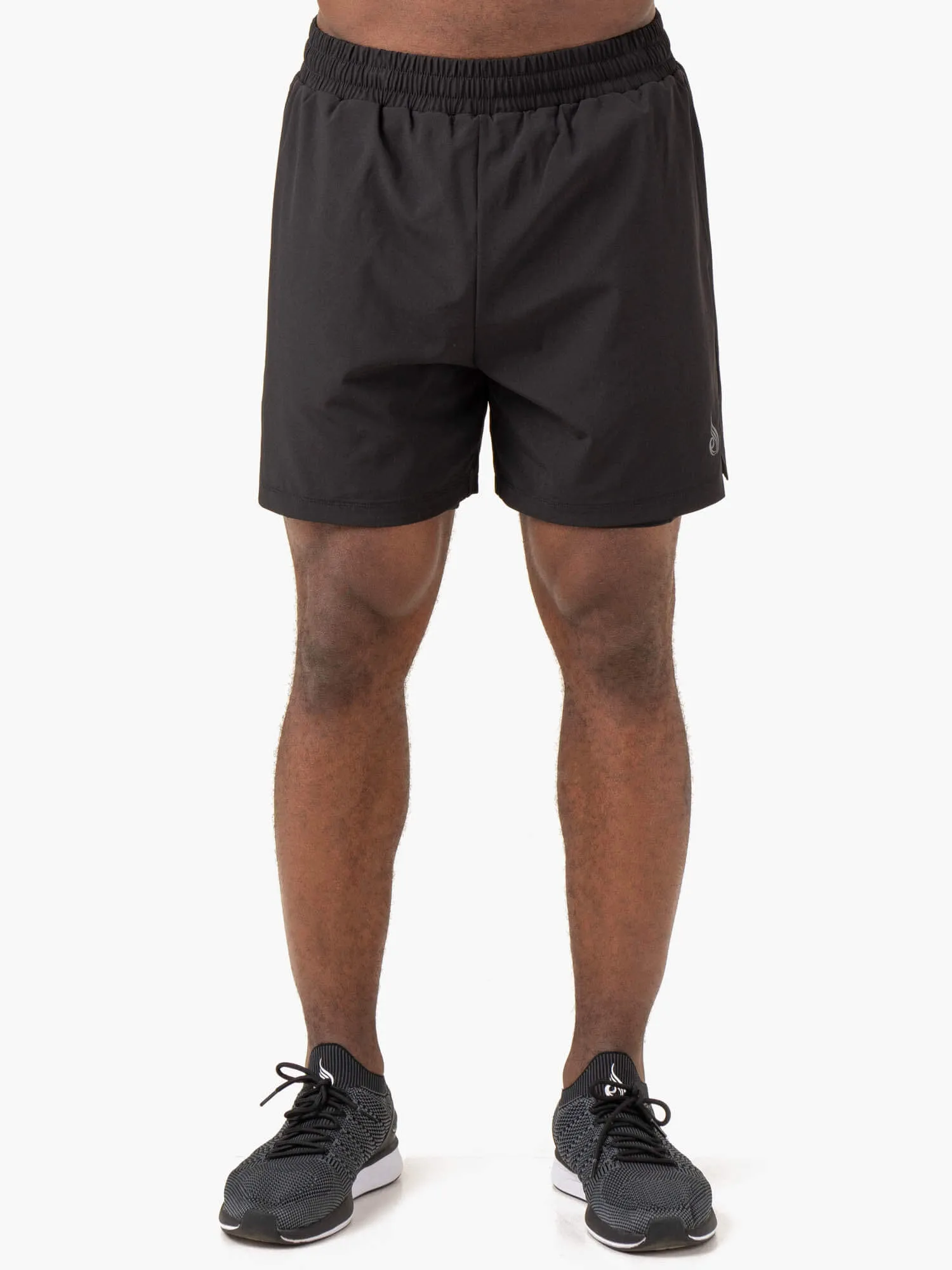 Pursuit 2 In 1 Training Shorts - Black moisture control
