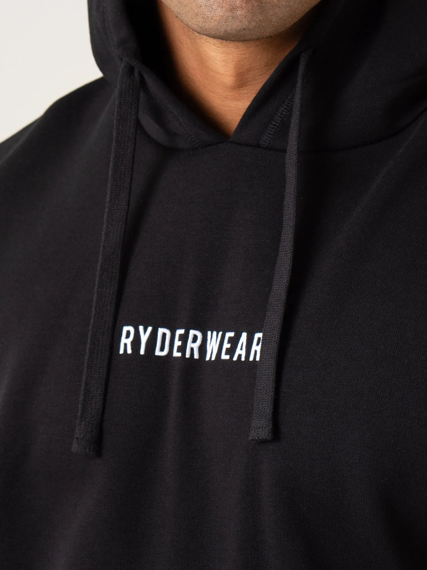 Pursuit Fleece Sleeveless Hoodie - Black sunny vitality