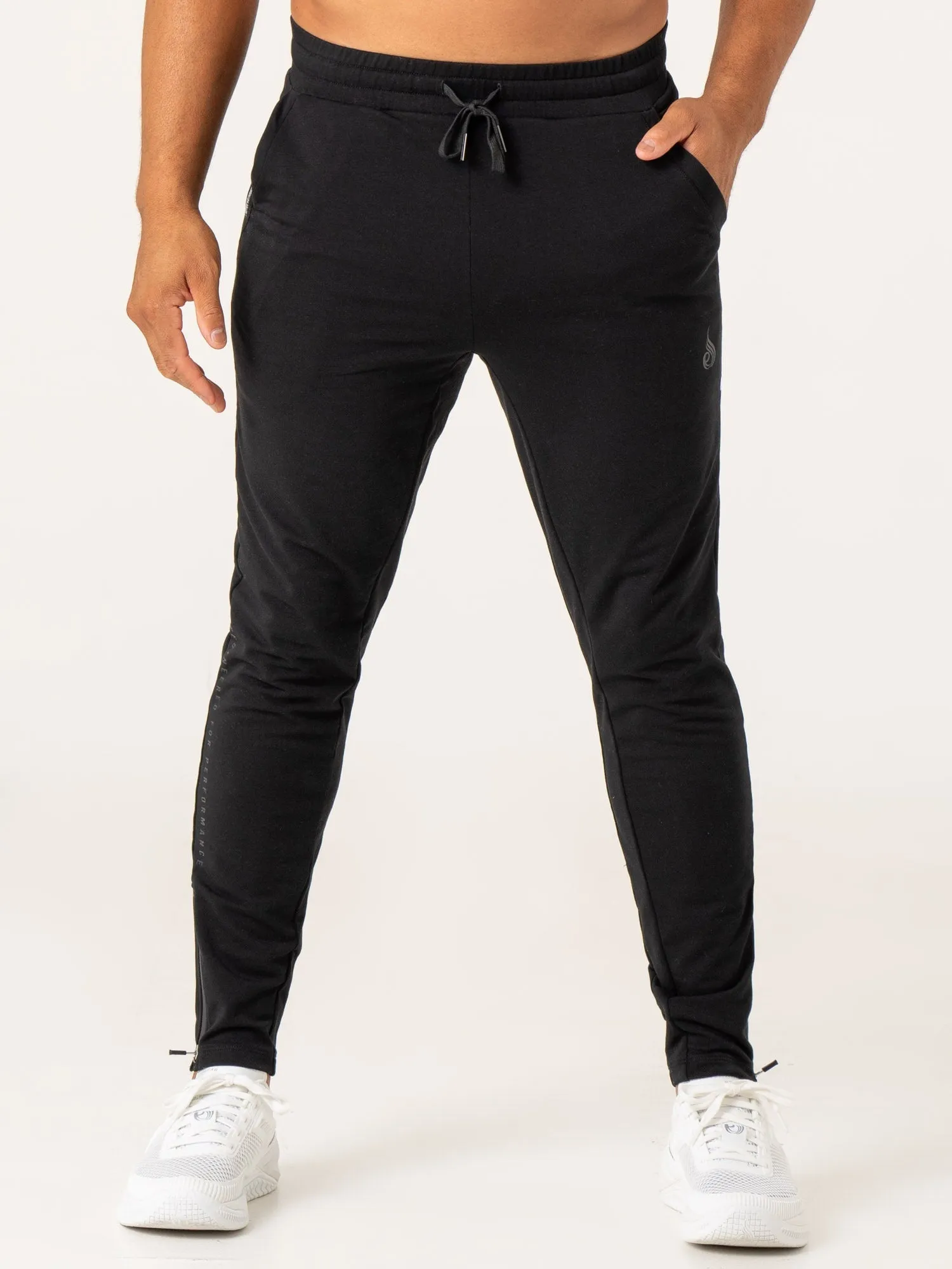 Pursuit Gym Track Pants - Black Comfortable Breathability