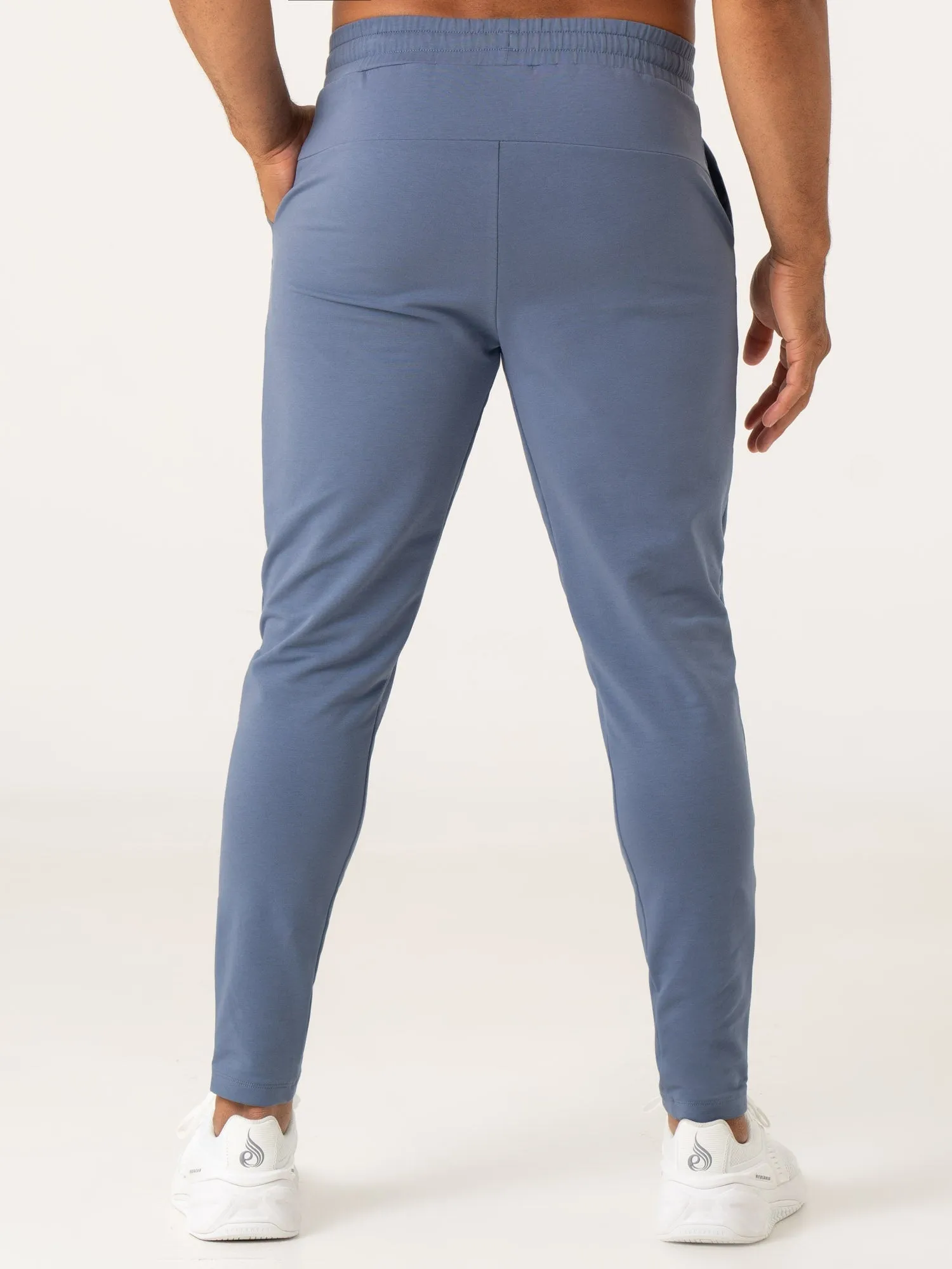 Pursuit Gym Track Pants - Denim Blue Plus Size