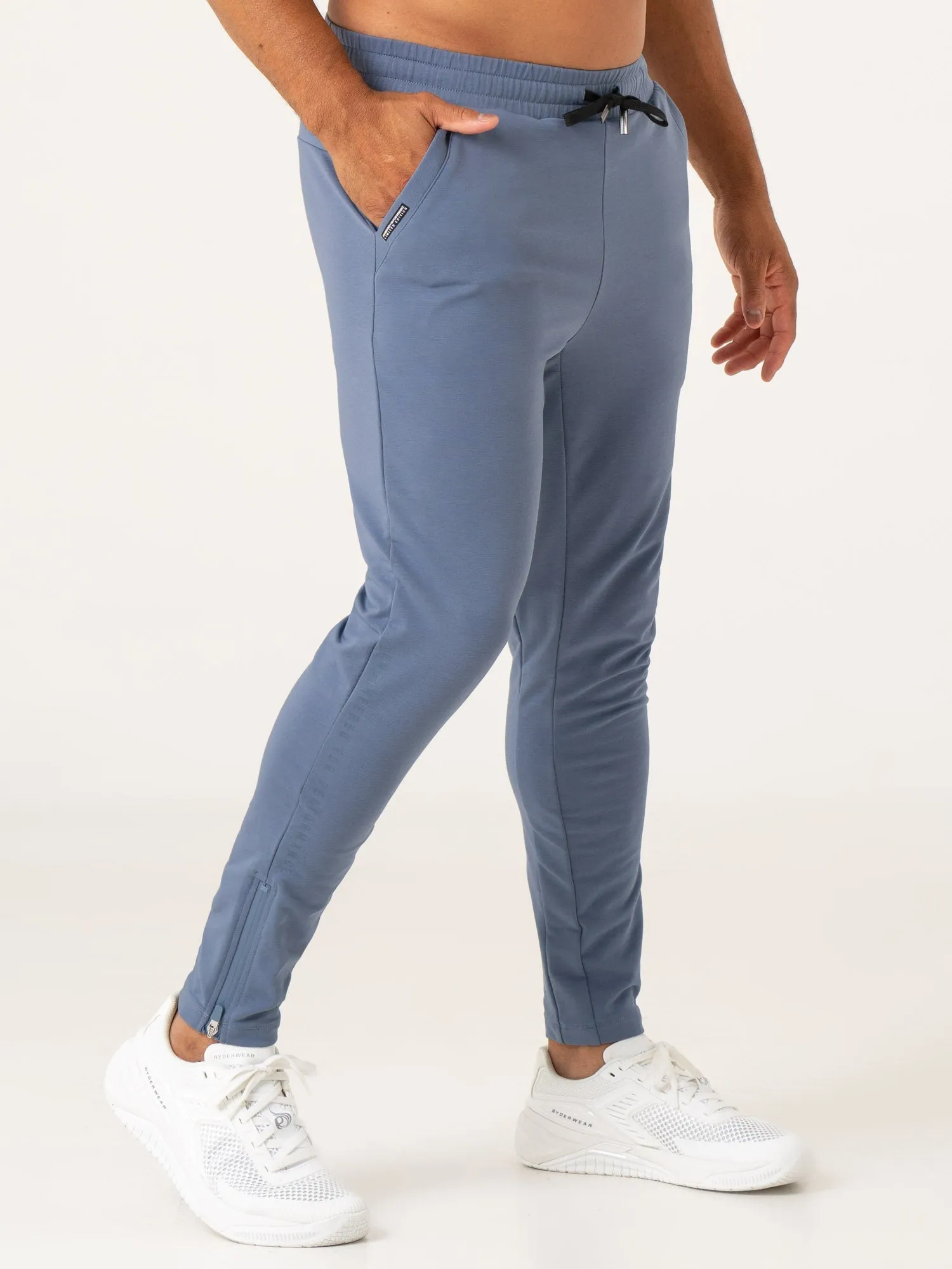 Pursuit Gym Track Pants - Denim Blue Casual Match
