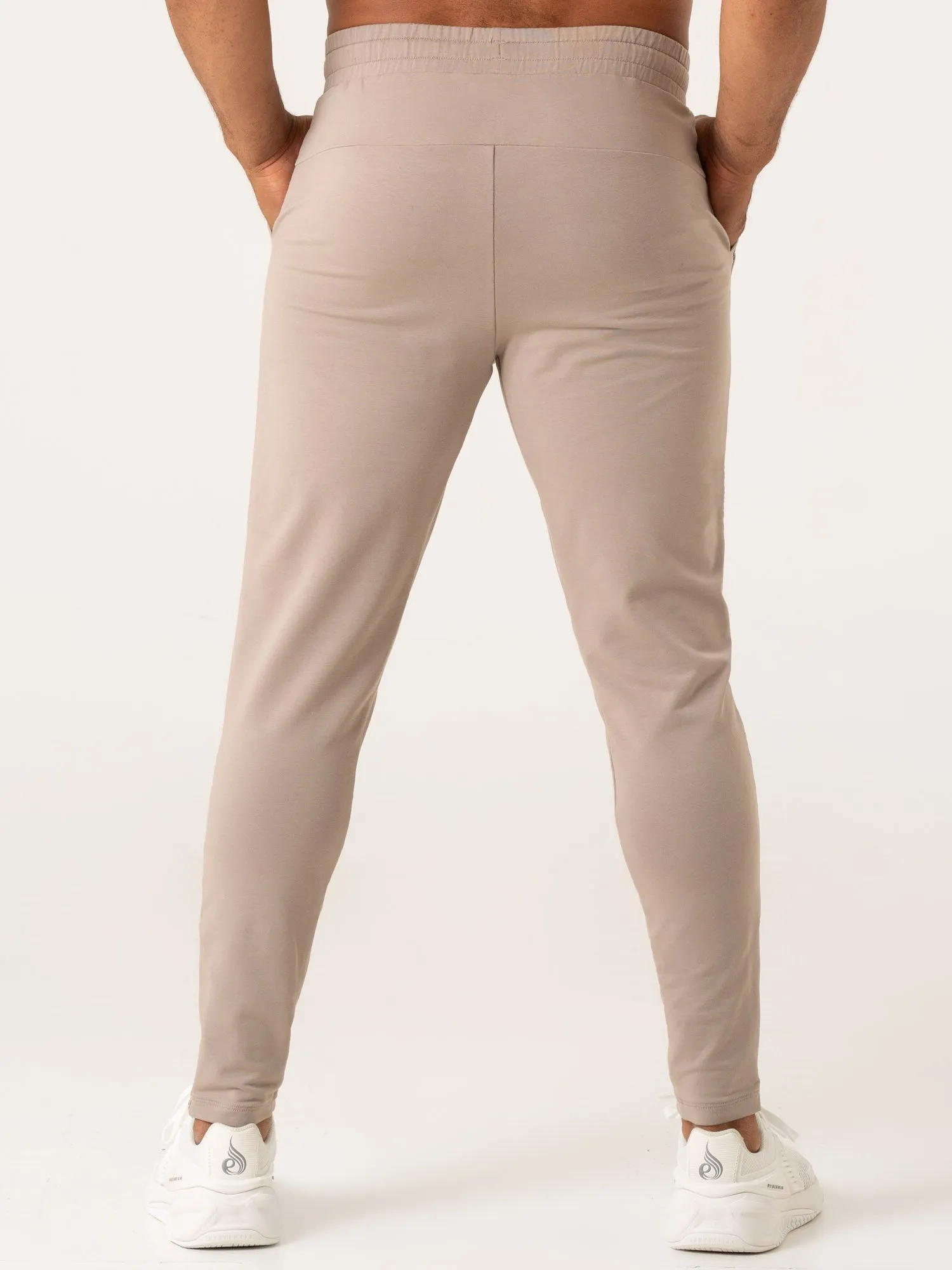 Pursuit Gym Track Pants - Taupe Soft Fit