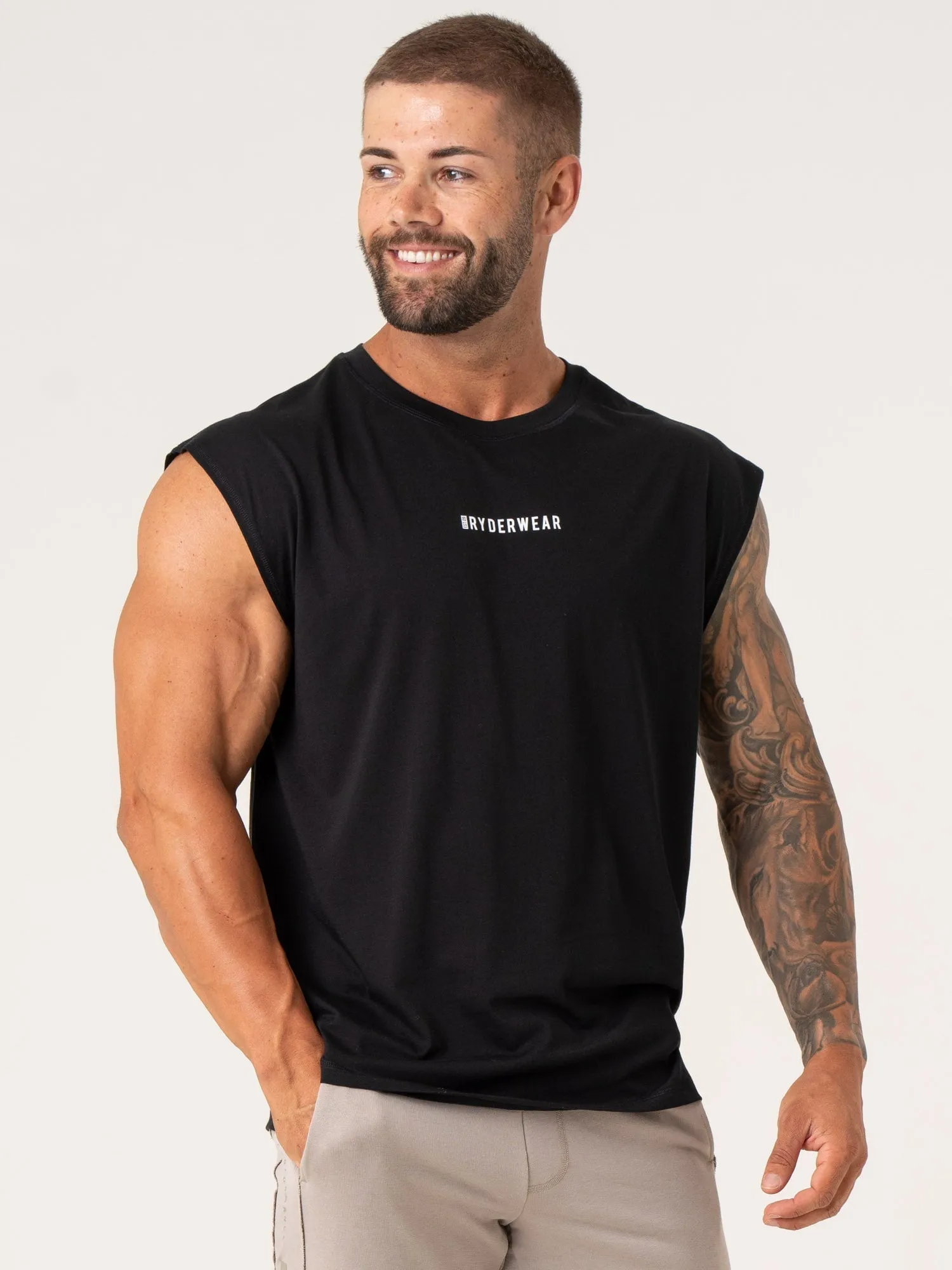 Pursuit Muscle Tank - Black urban fashion