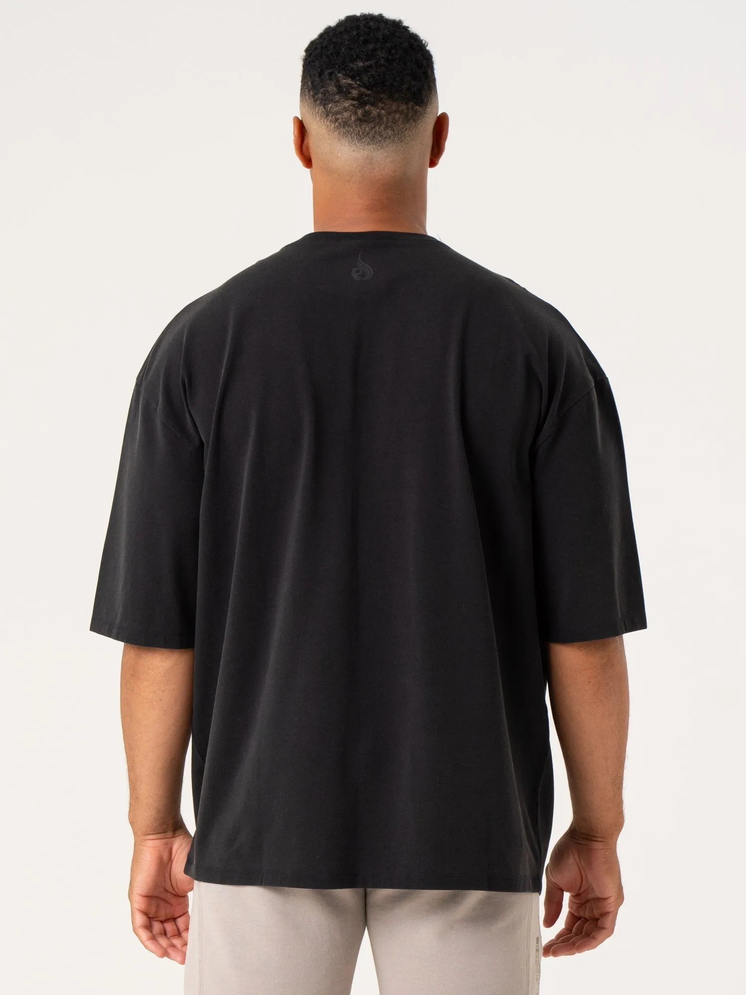 Pursuit Oversized T-Shirt - Black Stonewash party outfit