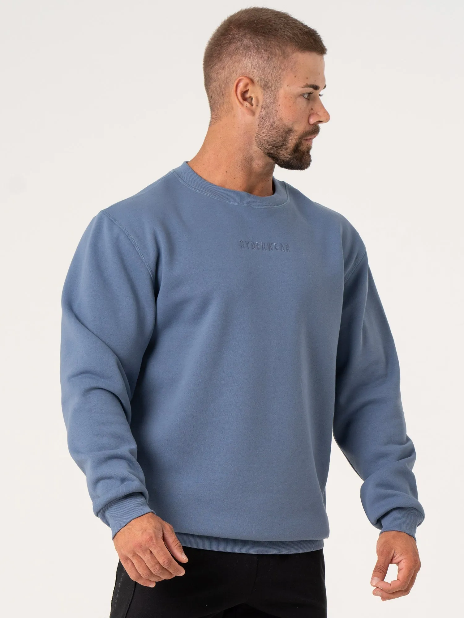 Pursuit Pullover - Denim Blue soft finish