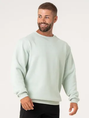Pursuit Pullover - Spearmint relaxed silhouette
