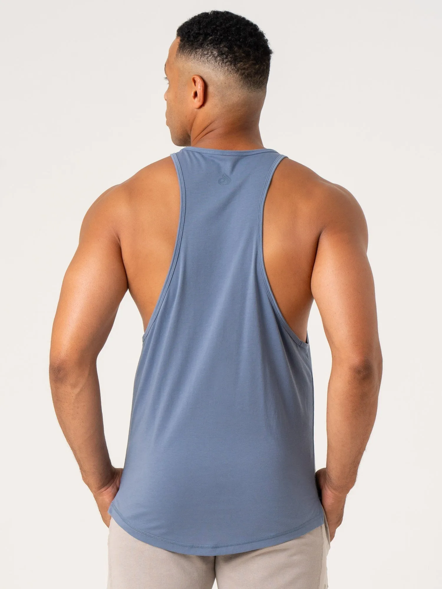 Pursuit Tank - Denim Blue sweat free
