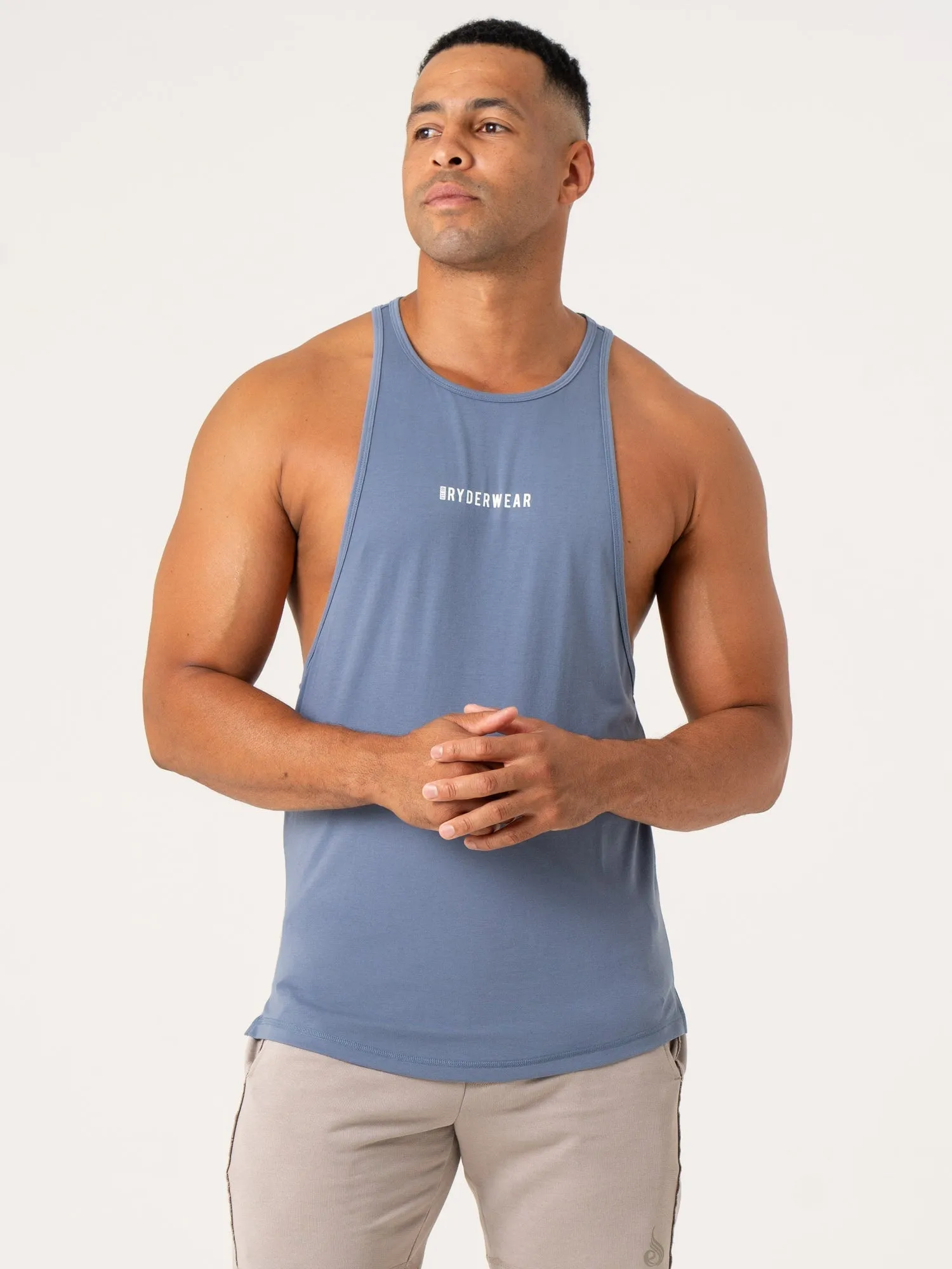 Pursuit Tank - Denim Blue fresh flex