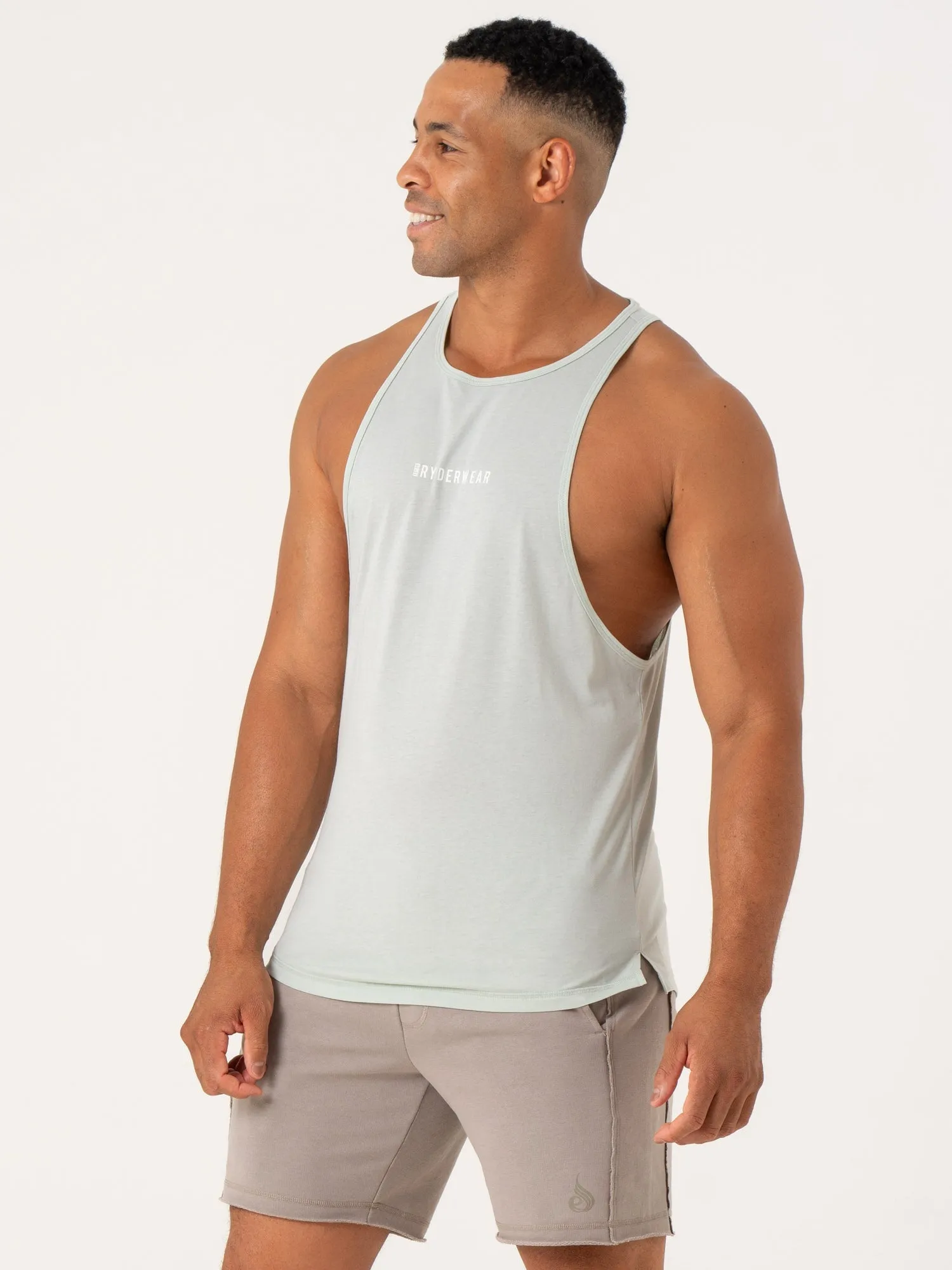 Pursuit Tank - Spearmint vintage vibe
