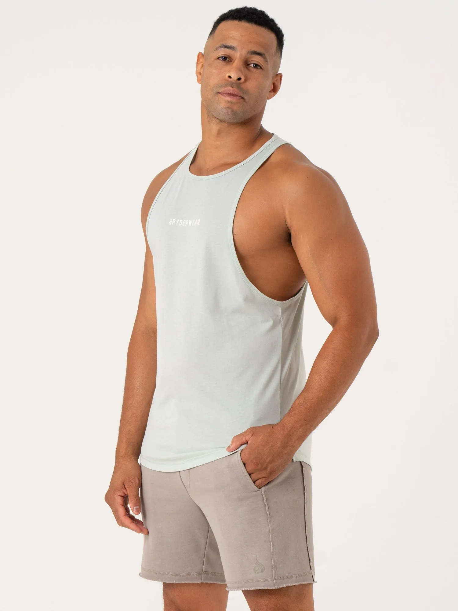 Pursuit Tank - Spearmint elastic comfort
