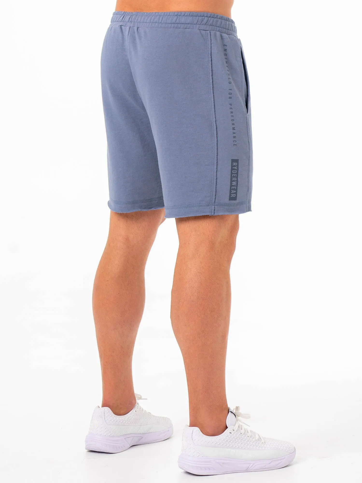 Pursuit Track Shorts - Denim Blue quick dry
