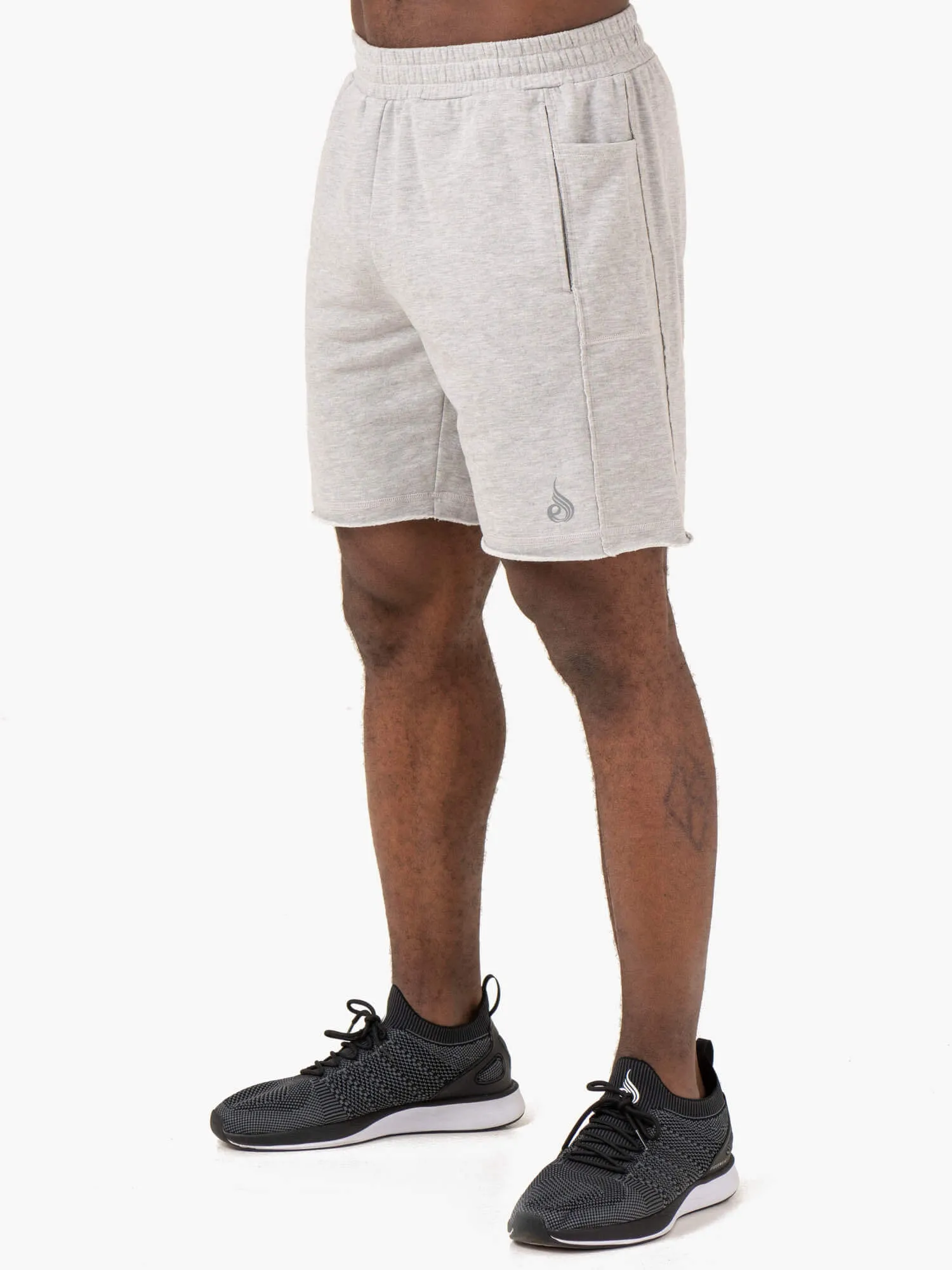 Pursuit Track Shorts - Light Grey Marl gym motivation